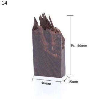 1 Stuks Verschillende Maten Voor Handgemaakte Sieraden Ebbenhout Materiaal Voor Sieraden, Gebroken Stoppels Vorm Diy Ambachtelijke Hars 9