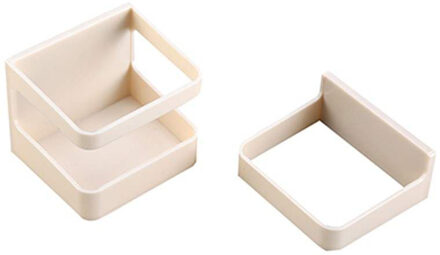 1 Stuks Wandmontage Paraplu Opbergrek Creatieve Zelfklevende Muur Paraplu Clip Houder Rekken Thuis Kantoor Paraplu Houder Guanyao Beige