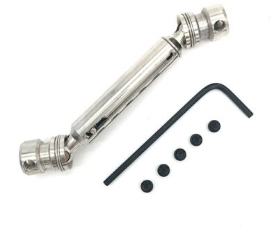 1 Stuks Wltoys Rc 12428 12423 Auto Onderdelen Metalen Achter Aandrijfas Kruiskoppeling Transmissie As Voor Off-Road rc Auto Upgrade Deel