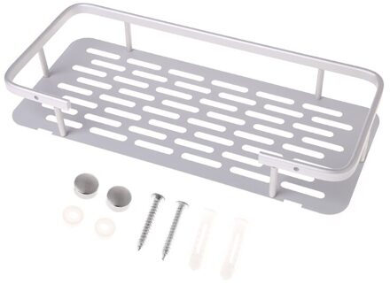 1 Tier Wandmontage Badkamer Plank Douche Rack Shampoo Zeep Houder Hanger