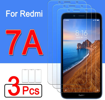 1 to 3 pcs For xiaomi redmi 7a Protective glass xaomi radmi 7 a screen protector xiami xiomi red mi a7 tempered glas mia7 film
