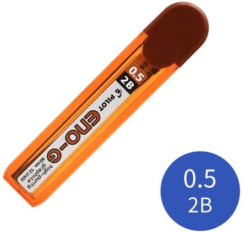 1 tube PILOT Mechanical Pencils Refill Lead Core Lead Grade 2B HB PL-5ENO Written Width 0.5mm Not Easy To Break Smooth Writing 1 tube 0.5mm 2B