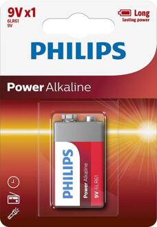 1 X 9v Batterij Philips