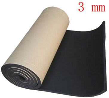 1 X Auto Geluidsisolatie Deadening Isolatie 3mm Gesloten Cel Schuim 50X100CM