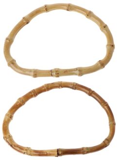 1 X D Vorm Bamboe Tas Handvat Voor Handgemaakte Handtas Diy Tassen Accessoires Goede 13Cm