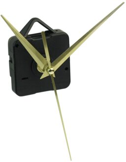 1 X Klok Beweging 3 Gouden Handen Aangedreven Door Een Aa-batterij Black Quartz Wandklok Beweging Mechanism Diy Reparatie onderdelen Kit Thuis