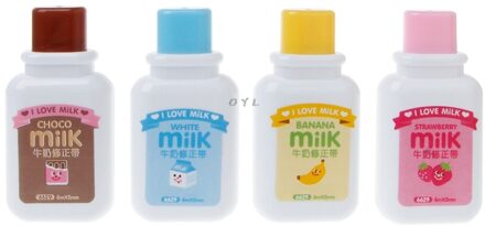 1 X Leuke Melk Correctie Tape Materiaal Escolar Kawaii Briefpapier Kantoor En Schoolbenodigdheden