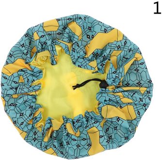 1 × Zijde Tulband Dragen Head Wrap Hoed Vrouwen Kinderen Gedrukt Double Layer Tulband Cap N1