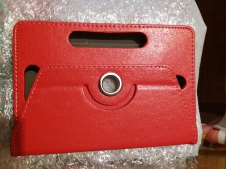 10.1 "360 Graden Roterende PU Leather Case Voor BQ 1081G/1045G/1007/BQ-1081G/ aquaris M10/E10/esla 2 W10 10.1inch Tablet Rood