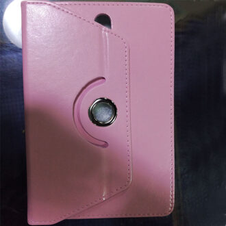 10.1 "360 Graden Roterende PU Leather Case Voor BQ 1081G/1045G/1007/BQ-1081G/ aquaris M10/E10/esla 2 W10 10.1inch Tablet Roze