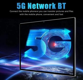 10.1 inch Tablet 8GB+256GB 5G Calling 10-Core MTK6797 Processor 128GB Expandable Memory Large Storage Capacity High-Clear Large Screen BT5.0 7000mAh Battery