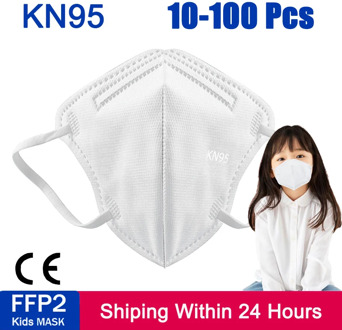 10-100 Pcs FFP2 Children's Masks KN95 Mask PM2.5 masque Boy and Girl Kid Reusable Mouth Protective Face Mask Mascarillas maske