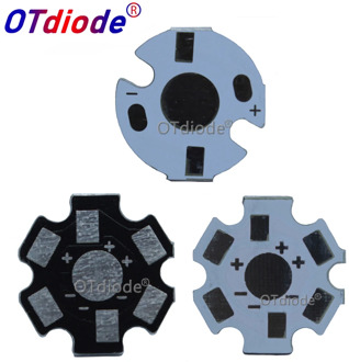 10-1000PCS 1W3W5W HeatSink LED Aluminum Base Plate PCB Board Substrate 20mm Star 16mm Kit DIY Cooling 20 mm for 1 3 5 W Watt