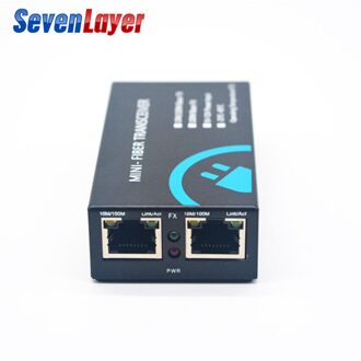 10/100M 2 RJ45 1 Sc Fast Ethernet Switch Converter Ethernet Mini Fiber Optische Media Converter Single Mode fiber Poort