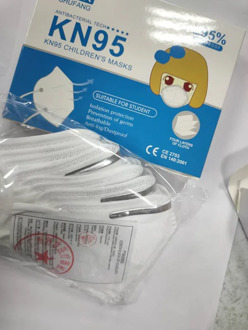 10/100PCS Children Face Masks KN95 Face Mask PM2.5 Anti-fog Strong Protective Mouth Mask Respirator Dust-proof Masks Boys Girls