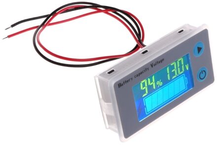 10-100V Universele Lcd Auto Zuur Lood Lithium Batterij Capaciteit Indicator Digitale Voltmeter Voltage Tester Monitor JS-C33