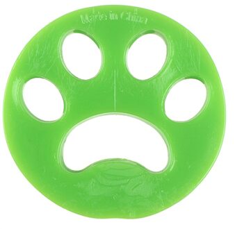 10*10Cm Kat Hond Bont Lint Haar Remover Siliconen Pet Hair Remover Wasmachine Accessoire groen