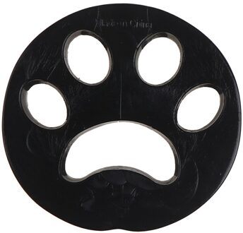 10*10Cm Kat Hond Bont Lint Haar Remover Siliconen Pet Hair Remover Wasmachine Accessoire zwart