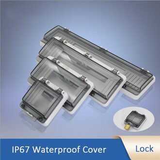 10 12WAY Stroomonderbreker Transparante Waterdichte Doos Venster Verdeelkast Beschermen Venster Cover Monitor Observatie Venster Ip67 12Ways