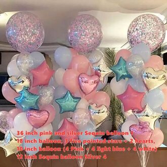 10/14Pcs Metallic Ballonnen Heart Star Gold Confetti Ballon Verjaardagsfeestje Decoratie Kids Adult Lucht Ballen Globos Bruiloft decor