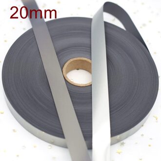 10/15/20/25Mm Warmte Overgedragen Reflecterende Tape Sticker Voor Kleding Ijzer Op Tas Schoenen Diy handgemaakte Naaien Kleden Accessoires 5Yard 20mm 5yards