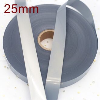 10/15/20/25Mm Warmte Overgedragen Reflecterende Tape Sticker Voor Kleding Ijzer Op Tas Schoenen Diy handgemaakte Naaien Kleden Accessoires 5Yard 25mm 5yards