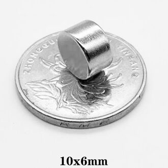 10~150PCS 10X6 mm Round Neodymium Magnets 10mmx6mm N35 Small Magnets Disc 10*6 Strong Cylinder Rare Earth Magnetic 10x6mm 10*6mm 20stk