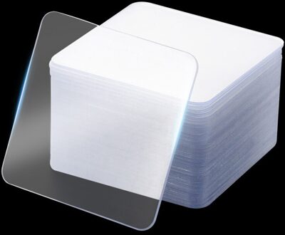 10 ~ 1Pc Solid Lijm Auto Houder Double Side Fotolijst Waterdichte Acryl Clear Traceless Sticker Muur Antislip Pad herbruikbare 5stk