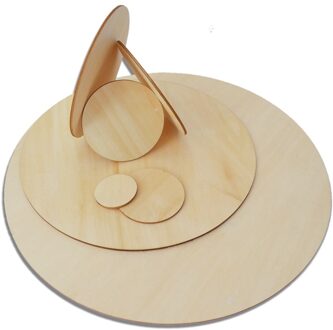 10/20/30/40/50/200mm Ronde Unfinished Hout Schijfjes Scrapbooking Carft Voor Handgemaakte embellishments DIY Houten Decoratie Thuis 10mm-50mm 100stk