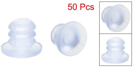 10/20/30/50/100 Pcs Siliconen Zachte Stem Bumpers 5Mm Draad Diameter Voor Glazen Tafel Kast 50stk