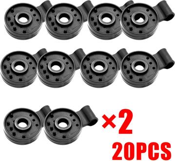 10/20/30/50Pcs Zonnescherm Netto Clip Plastic Instant Grommet Film Shading Netto Clips Home Tuin plant Gereedschap Tarp Gevogelte Netto Clip 20stk