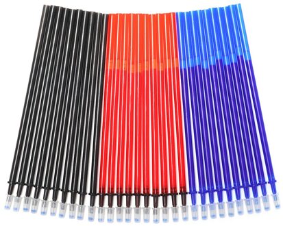 10/20/30 Pcs Office Gel Pen Uitwisbare Refill Staaf Uitwisbare Pen Wasbare Handvat 0.5mm Blauw Zwart rode Inkt School Schrijven Briefpapier 30 stukken