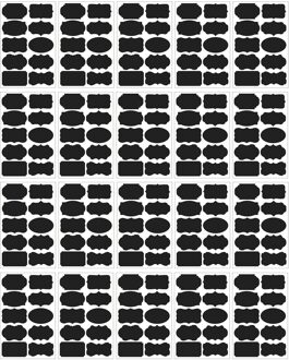 10/20/30 Pcs Schoolbord Sticker Label Fles Plakken Speciale-Vormige Zwarte Pvc Pasta Keuken Jar Organizer Labels Diy board Sticker