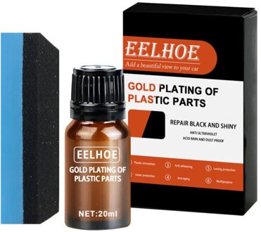 10/20/30Ml Auto Plastic Onderdelen Opknappen Agent Coating Plakken Onderhoud Cleaner Auto Dashboard Plastic Zorg-agent 20ml