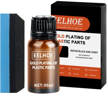 10/20/30Ml Auto Plastic Onderdelen Opknappen Agent Coating Plakken Onderhoud Cleaner Auto Dashboard Plastic Zorg-agent