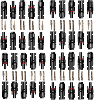 10 20 50 100 1000 Pairs Solar Connector male female 30A Solar Panel Branch Series Connect solar system used PV Cable 2.5/4/6mm2