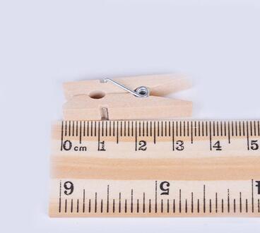 10/20/50 Pcs Natuurlijke Mini Lente Hout Clips Kleding Fotopapier Peg Pin Wasknijper Craft Clips Party Home Decoration 50stk