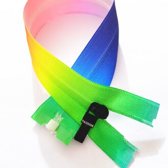 10/20/50Pcs 3 # Open Einde 60Cm (23.6 Inch) Kleurrijke Nylon Rits, gedrukt Nylon Ritsen Diy Tailoring, Naaien Craft Kledingstuk 50stk