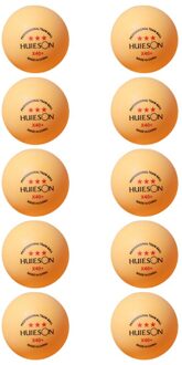 10/20/50Pcs 3-Star Ping Pong Bal Professionele X40 + Abs 2.8G Tafeltennis bal Wit Oranje Amateur Geavanceerde Training Team Ballen oranje 10stk