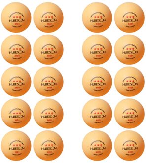 10/20/50Pcs 3-Star Ping Pong Bal Professionele X40 + Abs 2.8G Tafeltennis bal Wit Oranje Amateur Geavanceerde Training Team Ballen oranje 20stk