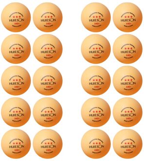 10/20/50Pcs 3-Star Ping Pong Bal Professionele X40 + Abs 2.8G Tafeltennis bal Wit Oranje Amateur Geavanceerde Training Team Ballen oranje 20stk