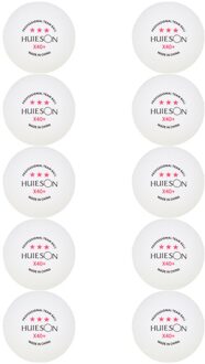 10/20/50Pcs 3-Star Ping Pong Bal Professionele X40 + Abs 2.8G Tafeltennis bal Wit Oranje Amateur Geavanceerde Training Team Ballen wit 10stk