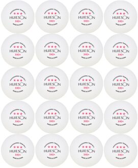10/20/50Pcs 3-Star Ping Pong Bal Professionele X40 + Abs 2.8G Tafeltennis bal Wit Oranje Amateur Geavanceerde Training Team Ballen wit 20stk