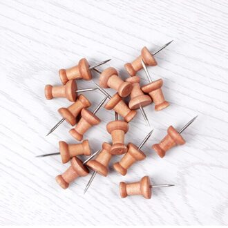 10/20 Pcs Box Container Thuis Craft Kantoor Houten Punaise Foto Muur Kurk Boord Decoratieve Kaart Push Pin Tekening Nail B(20stk)