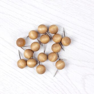 10/20 Pcs Box Container Thuis Craft Kantoor Houten Punaise Foto Muur Kurk Boord Decoratieve Kaart Push Pin Tekening Nail D(20stk)