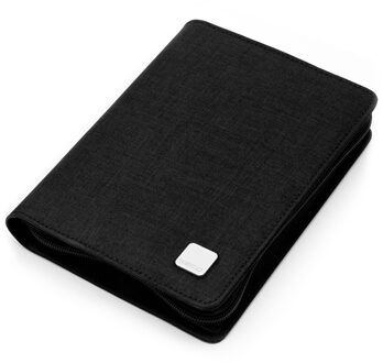 10 / 20 Slots Vulpen Case Zwart/Grijze Kleur Zakelijke Stijl, waterdichte Canvas Pen Houder Display Pouch Pen Tas Door Kaco 10 zwart Case