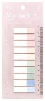 10/20 Vellen Huisdier Planner Stickers Index Tabs Bookmark Sticky Notes Pagina Marker Briefpapier Kantoor School Supply roze-L