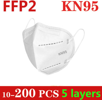 10-200 ffp2 mask dust mask KN95 face mouth fp2 maske protect mask Anti influenza masks Filter Safety mascarilla mascarillas