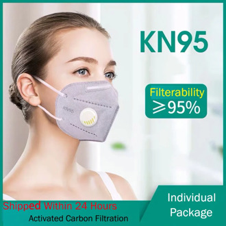 10/200 Pcs KN95 FFp2 Anti-Dust Mask 5 Layers Protective Face Mask 95% Activated Carbon Filtration Close to FFp3 Masks For Adult