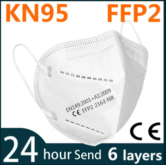 10-200 PCS KN95 mask Face FFP2 mask Mouth Maske fp2 6-layers ilter Masks soft 95% Filtration mask dust Fast Shipping